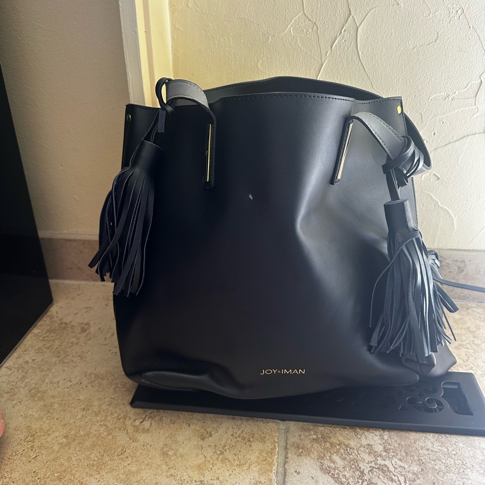 Joy and Iman leather bag